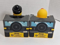 (2)Jeep Branded 2″ Ducks in Paper Jeep 4×4 Box Series 1 New You Pick The Color