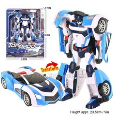 Tobot V Tornado Athlon Transforming Police Car Robot Action Figure Toy