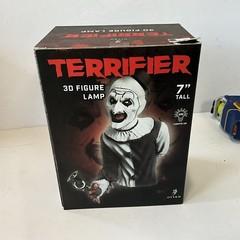 TERRIFIER ART THE CLOWN 7″ 3D FIGURE LAMP WM EXCLUSIVE SEALED