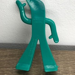 Vintage Gumby And Pokey Figures Original Bendable Gumbitty Jesco Hong Kong 1980s
