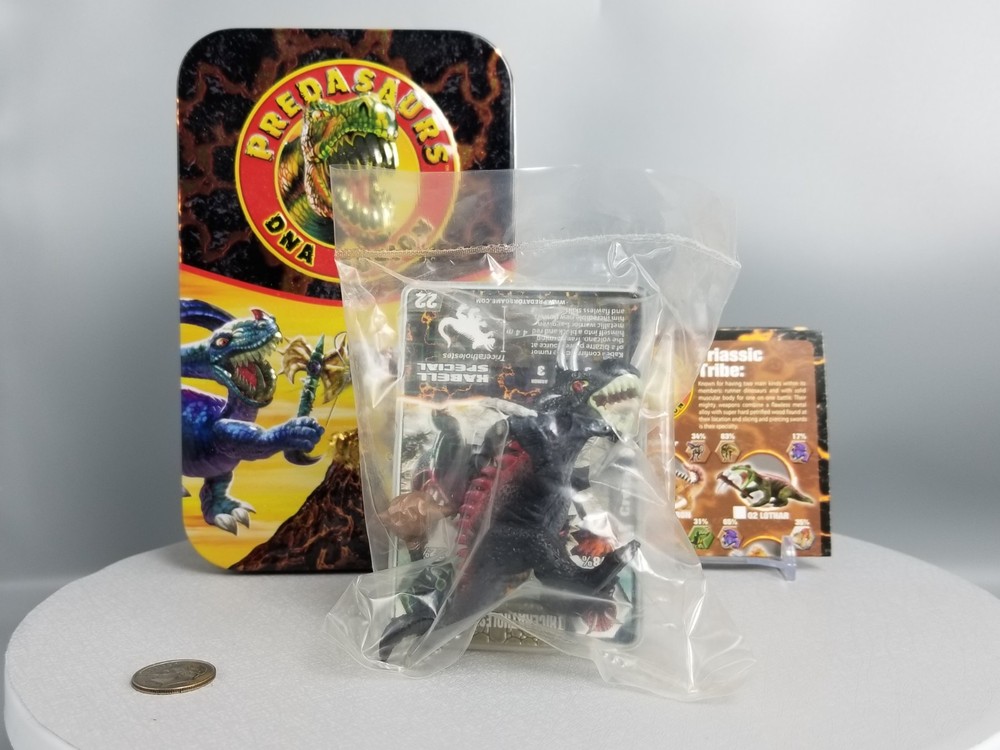 PREDASAURS DNA Fusion Exclusive Figure Kabell “Triceratolestes” w/card & weapon!