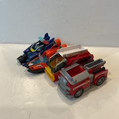 Paw Patrol Transform Vehicle Lot Of 4