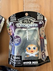 5X NEW Sealed Disney Star Wars DOORABLES HYPER PEEK Figure + Card Blind Bags