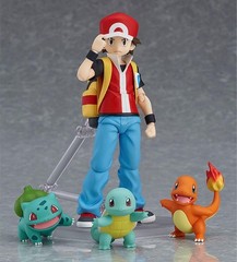 Max Factory figma Pokemon Red Trainer Action Figure No.356 W/Bonus JP