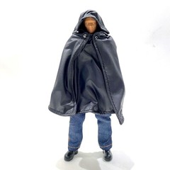 SU-TAC-C-BK: 1/12 Black Tactical Hooded Poncho for Mezco Marvel Legends figures