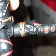 GI Joe Hasbro 1988 Cobra Black Red Gold Action Figure Plastic
