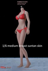 Tbl Phicen 1/6 Super-flexible Body Doll Suntan/Pale Female 12″ Action Figure Toy
