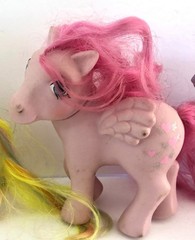 Vintage Lot Of 6 My Little Pony All Say Hong Kong Or China On Foot Hasbro 83-87