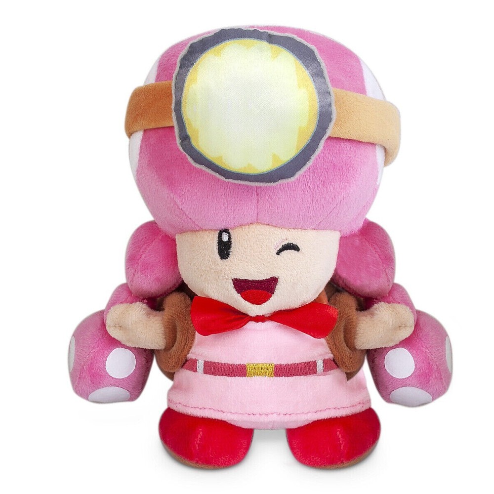 Super Mario Bros Captain Toad Toadette Plush Doll Stuffed Animal Toy Gift 8″