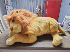 Disney The Lion King Adult Simba 24” Plush Toy Mattel Vintage Large Jumbo #2
