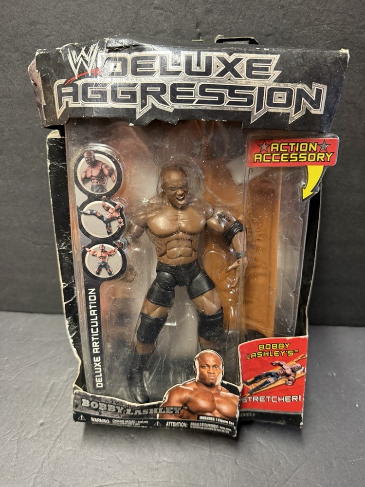 WWE Jakks Pacific Deluxe Aggression Series 8 Bobby Lashley Figure (Damaged Box)