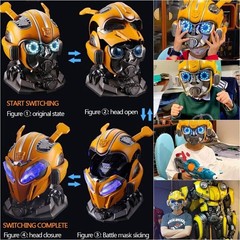 US Ship! Voice Control Killerbody 1:1 Bumblebee Mask Wearable Helmet New Gifts