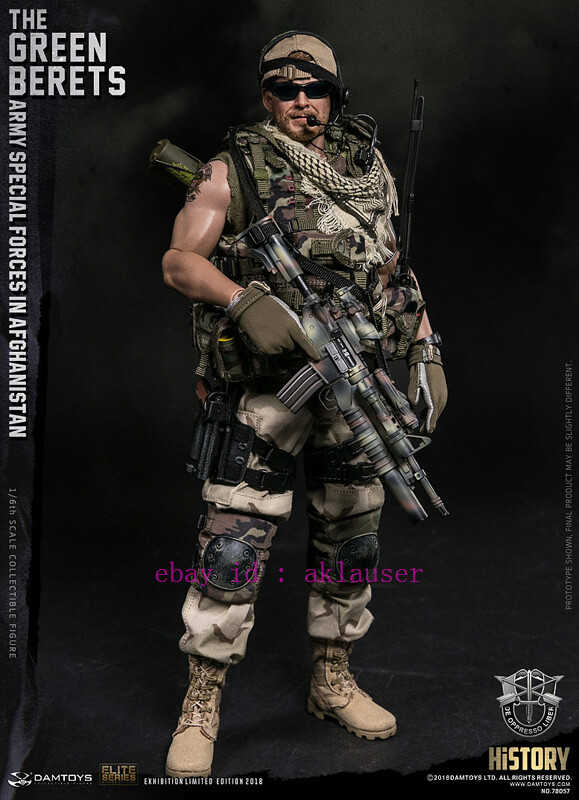 Damtoys 1/6 Dam78057 Us The Green Berets Army Special Forces In Afghanistan Toy