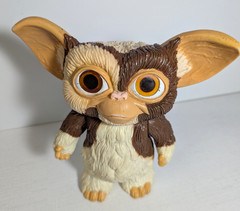 Vintage 1984 Gremlins GIZMO Soft Rubber 7″ Poseable Figure ~ LJN toys Hong Kong