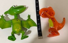 Non-working Lot Of 2 2010 Dinosaur Train TV Show Learning Curve Tiny Buddy