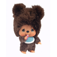 4″ Monchhichi Keychain – Kuma Bear Mascot – Authentic Plush Mascot, NWT