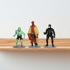 Dark Horse Comics Hellboy 4″ PVC Action 3 Figure Set