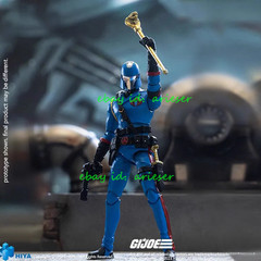 Hiya 1/18 G.I.Joe Cobra Commander 10cm Action Figure New In Stock