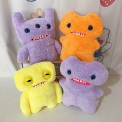Ugly Monster Plush Toy Human Teeth Stuffed Animal Halloween Decoration Doll