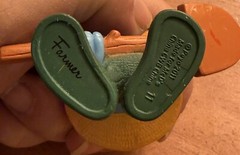 Vintage Smurf Farmer 2011 Peyo McDonalds TV Movie Character Toy 2.75”