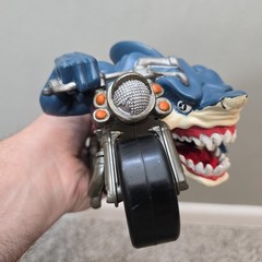 1995 Mattel Street Sharks Ripster Rip Rider Motorcycle Figure Loose Arm