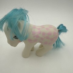 Vintage My Little Pony G1 1987 Fifi White Pink and Blue