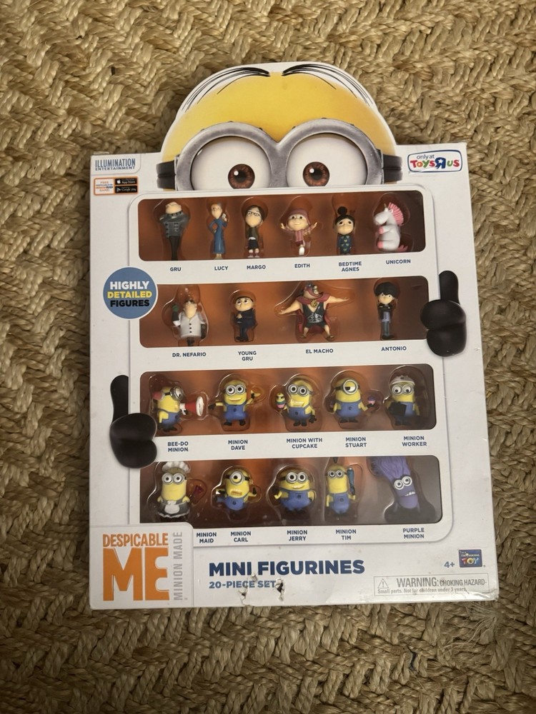 Despicable Me Minion Made 20pc Mini Figurines Set Toys R Us New Sealed
