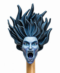 Mythic Legions Cult of the Spider Goddess Banshee Head 1.0 1:12 Resin 3d Print