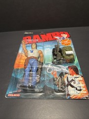 RAMBO: The Force of Freedom Fire-Power Rambo Figure 1985/86 Coleco W/ Shipper!