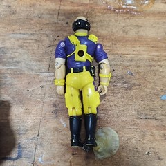Action Figure Yellow Purple Black Boots Headgear Fully Jointed Plastic