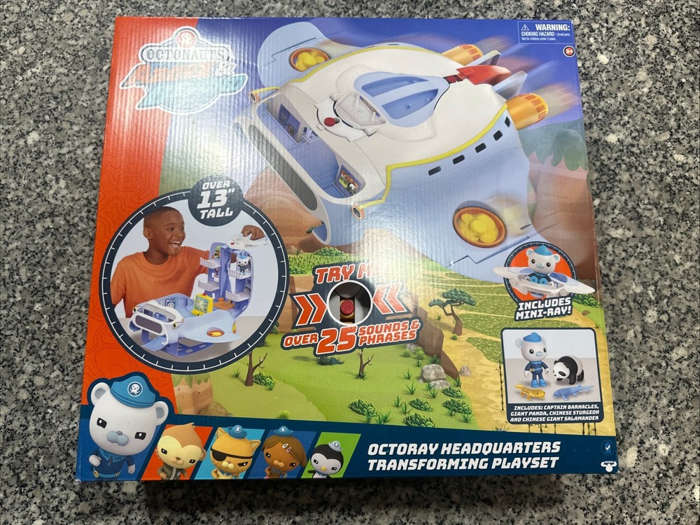 Octonauts Above & Beyond Octoray Lights & Sounds Transforming 13 Inch Playset