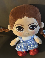 Wizard Of Oz DOROTHY 8″ Plush Red Slippers 2025 Warner Bros. Jazwares