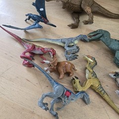 Jurassic World Dinosaurs LOT OF 15 TOTAL DINOS 3 FIGURES See photos