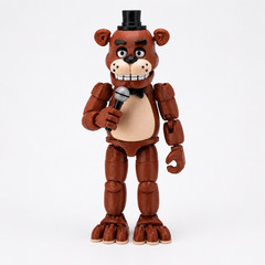 Freddy Fazbear 3D Printed Action Figure 5.5in FNAF Five Nights at Freddy’s Gift