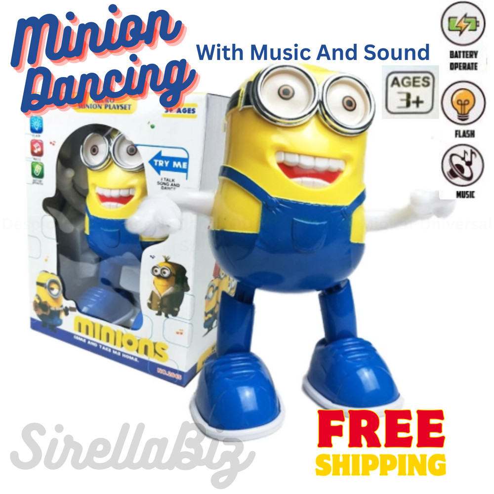 Despicable Me 2 Minion Music & Dancing Minions Dancing Musical Toys New Gifts