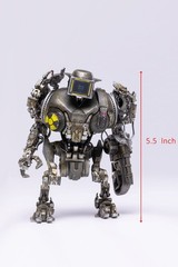 Hiya Toys Robocop 2: Battle Damaged RoboCain 1:18 Scale Action Figure Multicolor