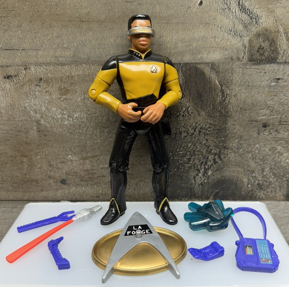 1992 Star Trek The Next Generation Lt. Geordi La Forge Playmates Toys