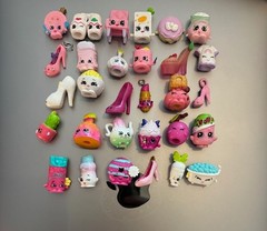 Shopkins Exclusive, Ultra Rare, Rare Pink and White Mixed Lot-30