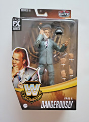 WWE Mattel Elite Legends Paul E Dangerously Heyman w/protector (MIB) WCW ECW WWF