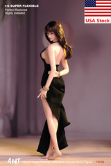 ANT T303 1/6 Female Large Breast Flexible Seamless W/Details Body For 12”Figure