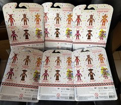 LOT of 6 FIVE NIGHTS AT FREDDY’S Pizzeria Simulator Action Figures Set 2019