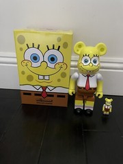 Bearbrick Spongebob 100% and 400% set