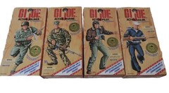 12″ GI Joe WWII Set of 4 Army Navy Marine Action Soldier Hero Hasbro 95’ New LE