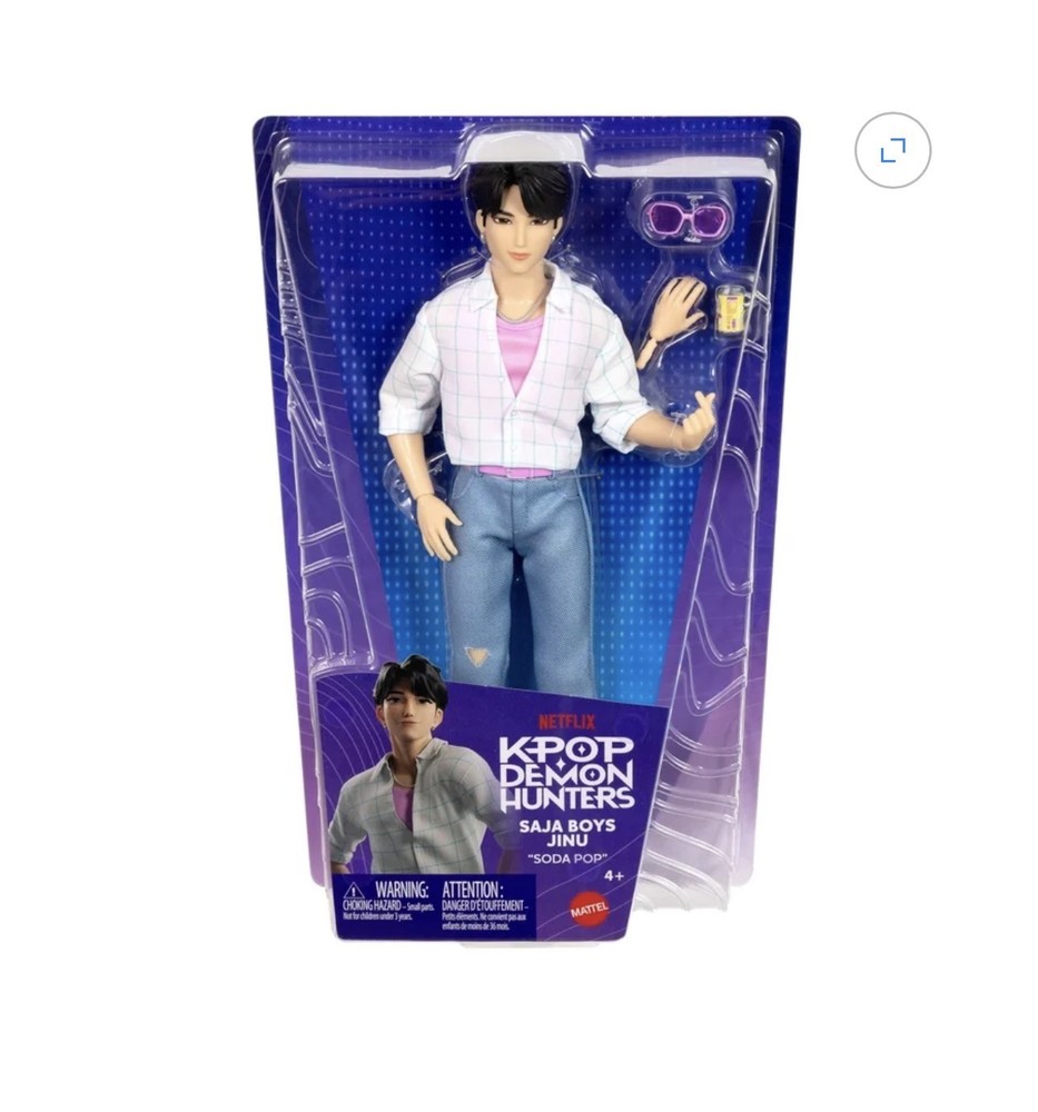 LICENSED ORIGINAL KPop Demon Hunters Huntrix SAJA BOYS SODA POP Jinu Doll HUNTR
