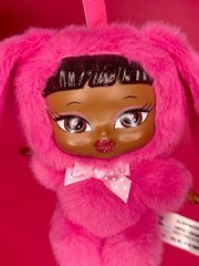 Bratziez Sweetheartz Sasha Pink Bunny Plush Keychain New