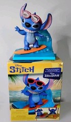 Disney Lilo & Stitch Live Action Movie Time Stitch Surfing Ocean Wave Figure