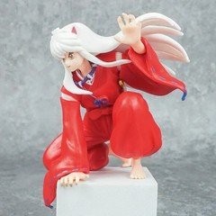 2Pcs Anime Inuyasha Sesshoumaru Ornaments Action Figure Model Toy Birthday Gif
