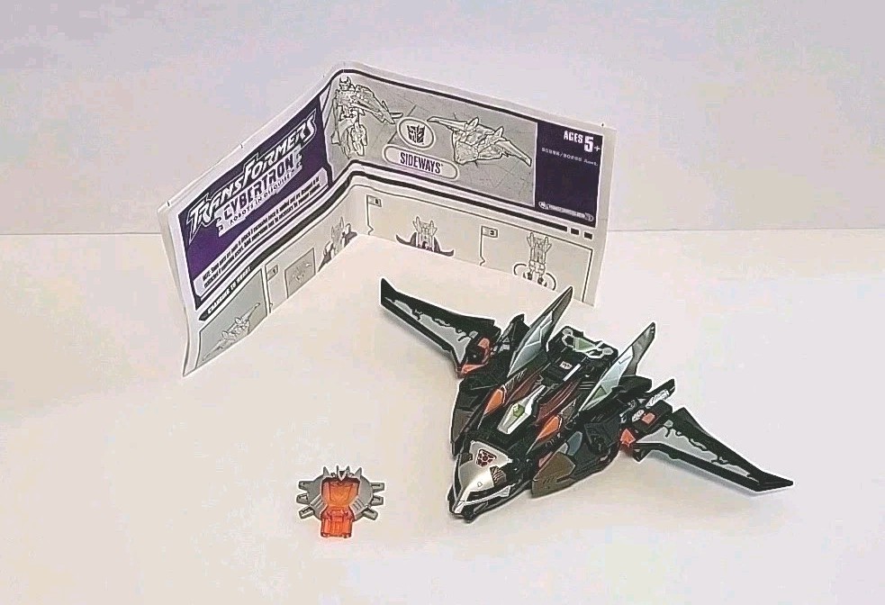 Transformers Cybertron SIDEWAYS Complete w/ Manual & Key 2005