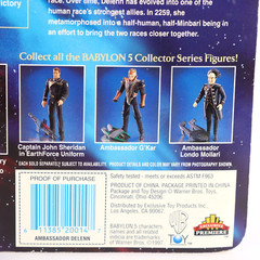 Babylon 5 Ambassador Delenn Figure Minbari Flyer Exclusive Toy 1997 Sealed