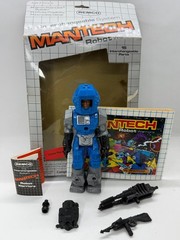 Vintage Remco ManTech Robot Warriors LaserTech Figure – Complete w/ Box & Comic